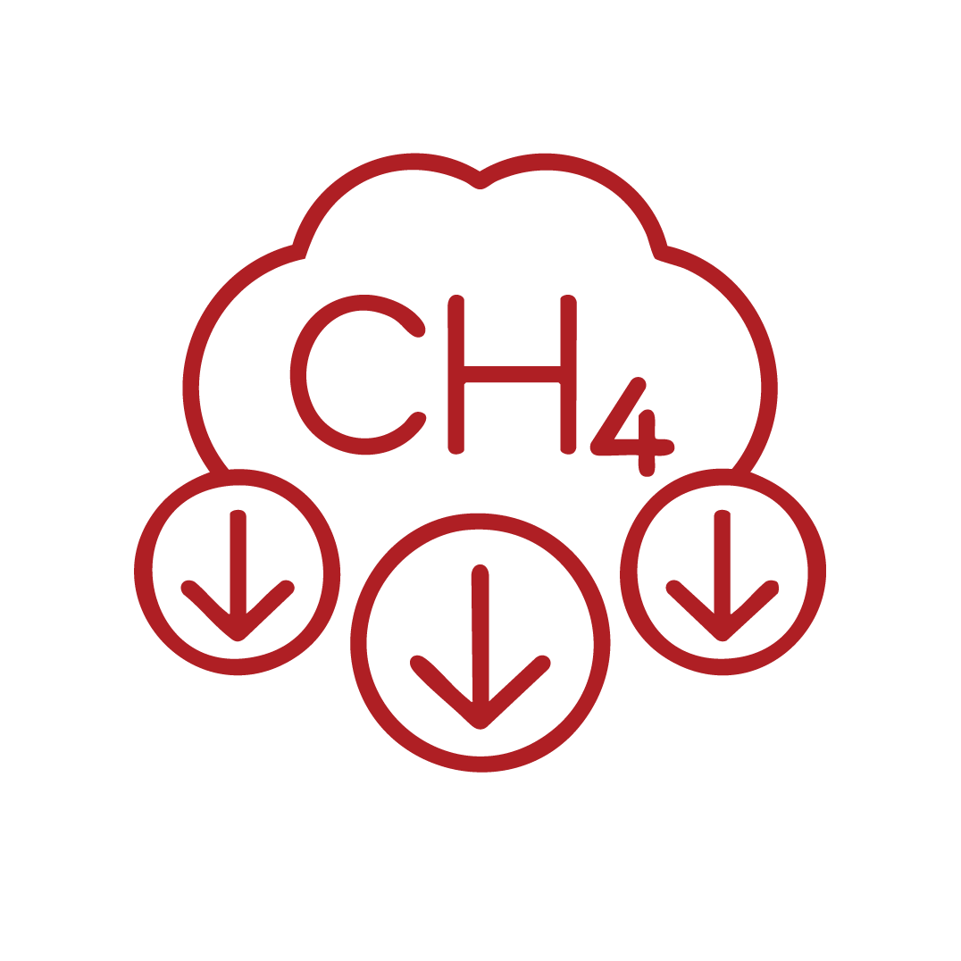 Icono emisiones de metano
